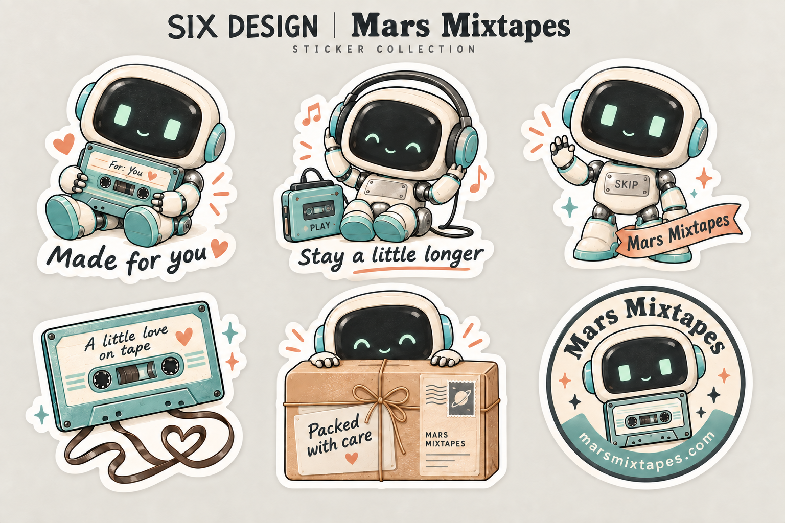Preview of the Skip sticker collection