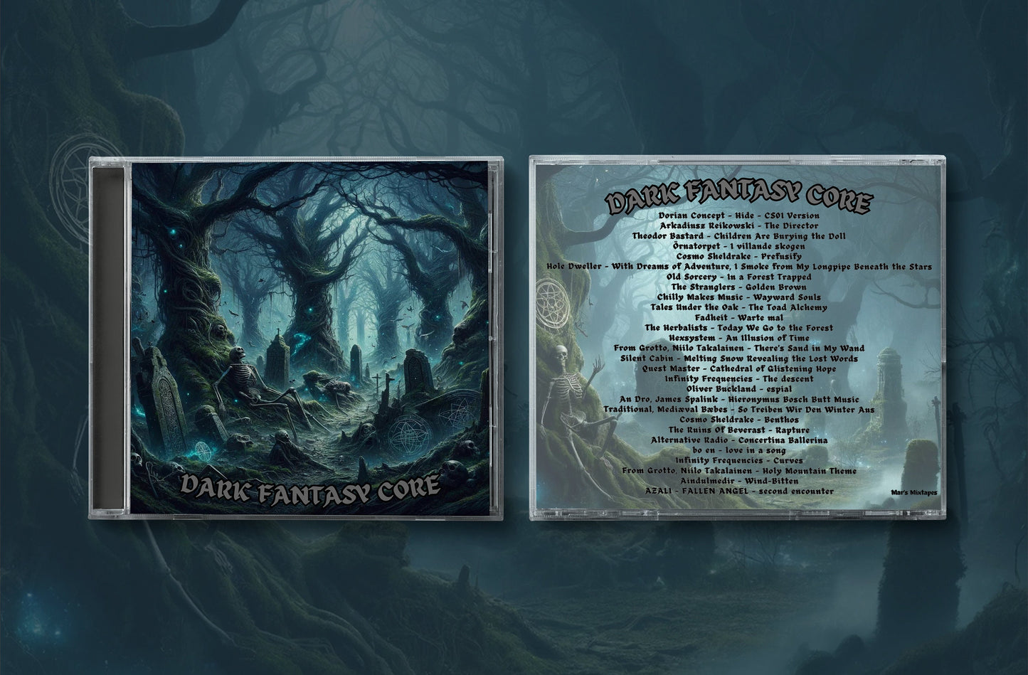 Dark Fantasy Core CD Mixtape Includes Artwork & Tracklist