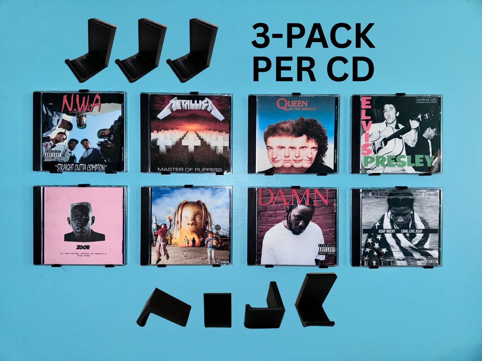 CD Wall Mount 3-Pack