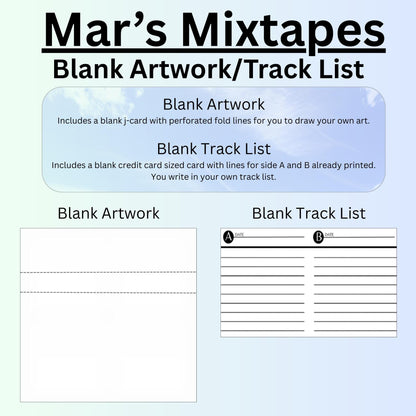 Custom Cassette Mixtape: Record Your Playlist